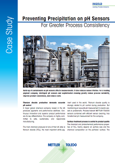 Case study on preventing precipitation on pH sensors